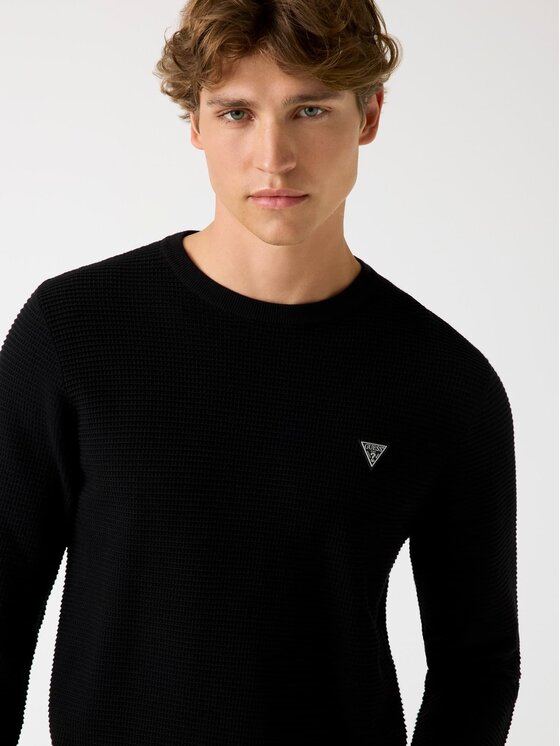 Guess Guess Sweter 146117 Czarny Classic Fit