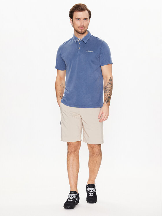 Columbia Columbia Polo Nelson Point 1772721 Plava Regular Fit
