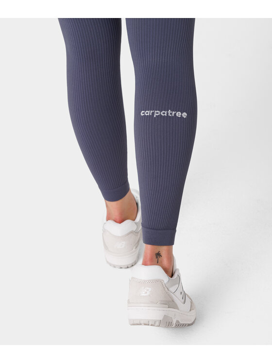 Carpatree Carpatree Legginsy Rib leggings Niebieski Fitted Fit