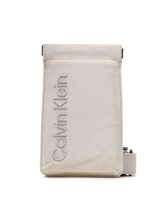 Calvin Klein Calvin Klein Borsa porta telefono Ck Summer Phone Crossbody K60K610460 Beige