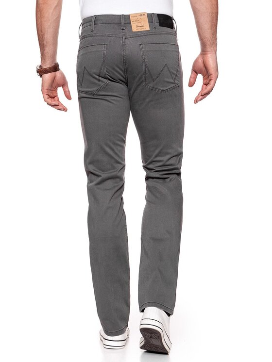 Wrangler Wrangler Spodnie materiałowe ARIZONA Szary Straight Fit