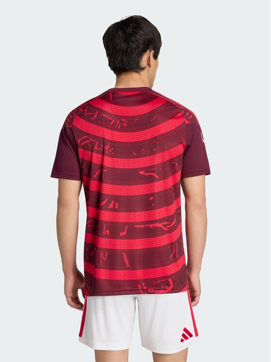 adidas adidas Koszulka techniczna 171208 Czerwony Regular Fit