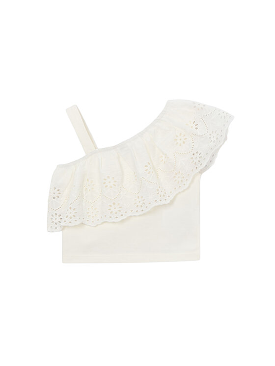 Mayoral Mayoral Felső 3022 Ekru Cropped Fit