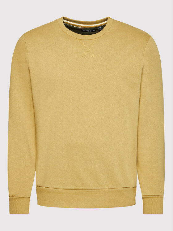 Brave Soul Brave Soul Суитшърт MSS-69JONES8 Бежов Regular Fit