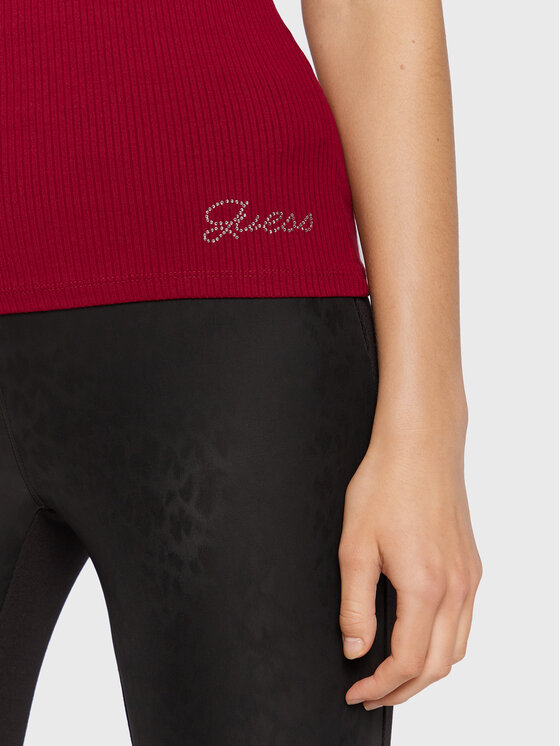 Blusa Karlee Jewel W2YP24 KBCO2 Bordeaux Slim Fit