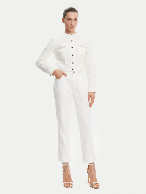 Guess Guess Μπουφάν μεταβατικό 172731 Λευκό Classic Fit