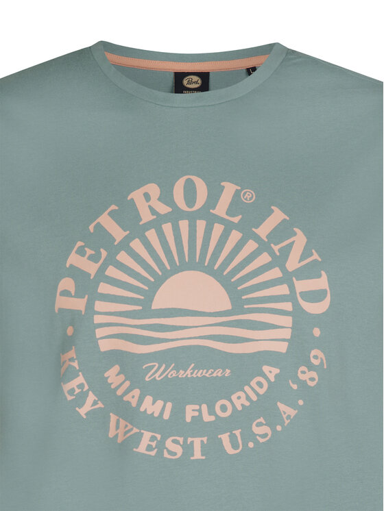 Petrol Industries Petrol Industries T-Shirt M-1050-TSR127 Niebieski Regular Fit