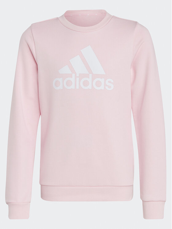 adidas adidas Majica dugih rukava Essentials Big Logo IC6119 Ružičasta Slim Fit