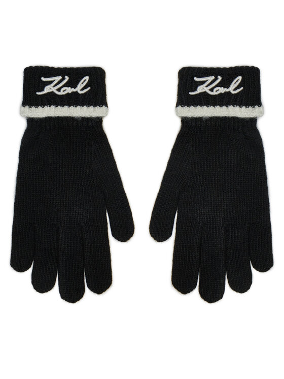 KARL LAGERFELD KARL LAGERFELD Ženske rukavice 246W3601 Crna