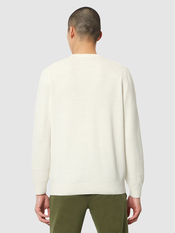 Marc O'Polo Marc O'Polo Πουλόβερ 421 5023 60074 Λευκό Regular Fit
