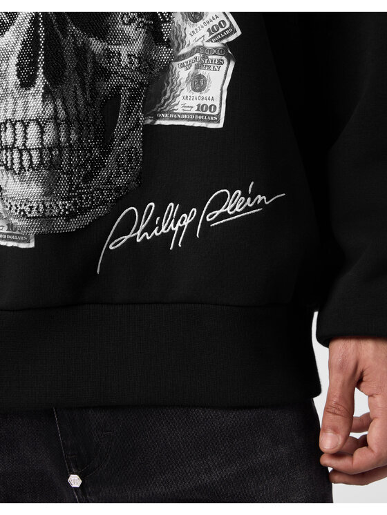 PHILIPP PLEIN PHILIPP PLEIN Felpa 31089 Nero Regular Fit