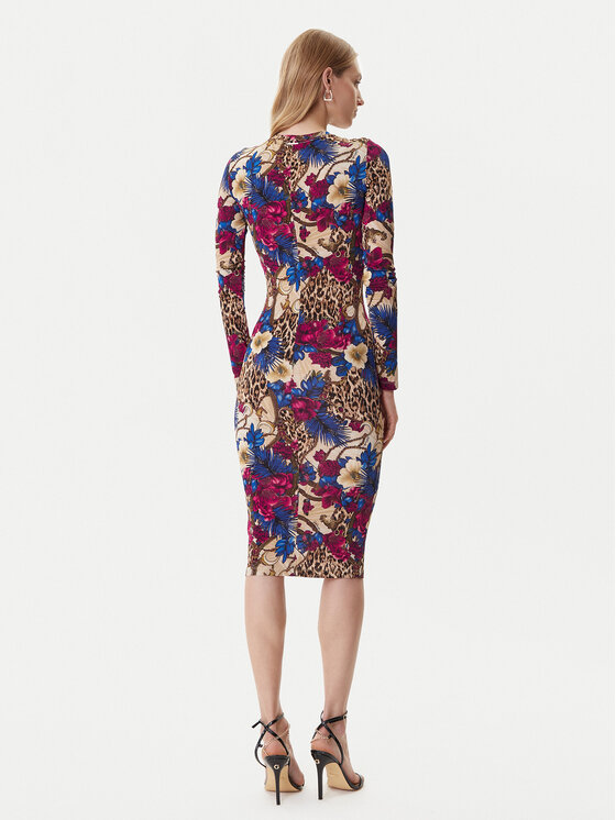 Just Cavalli Just Cavalli Kleid für den Alltag 79PAO952 JS531 Bunt Slim Fit