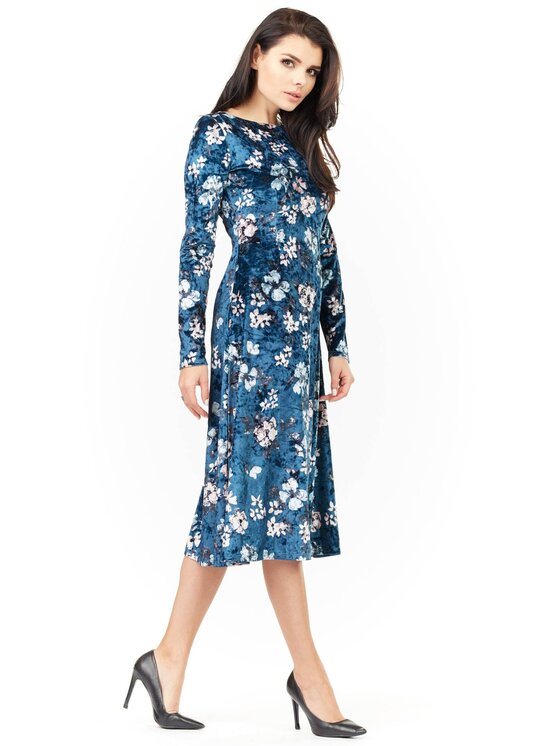 Infinite You Infinite You Vestito da giorno M147 Blu scuro Basic Fit