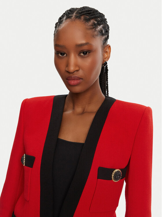 Balmain Balmain Zakó DF1SM370WB86 Piros Regular Fit