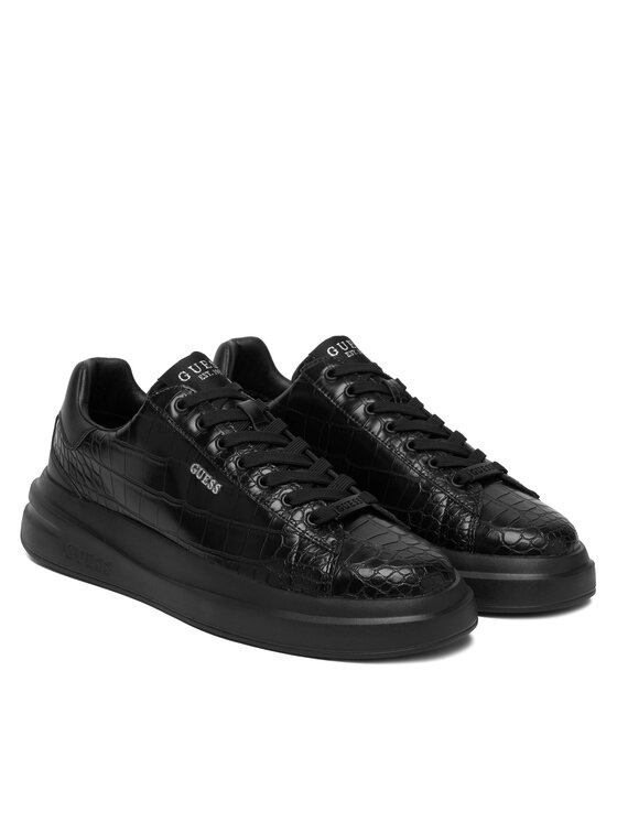 Guess Guess Sneakersy FMPELA ELE12 Čierna