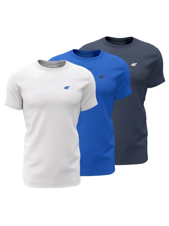 4F 4F T-Shirt 4FWSS26TTSHM4479-90S Kolorowy Regular Fit