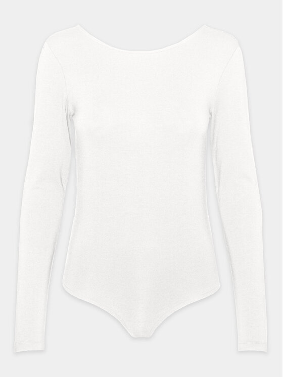 Vero Moda Vero Moda Bodijs AWARE Heaven 10298465 Balts Slim Fit