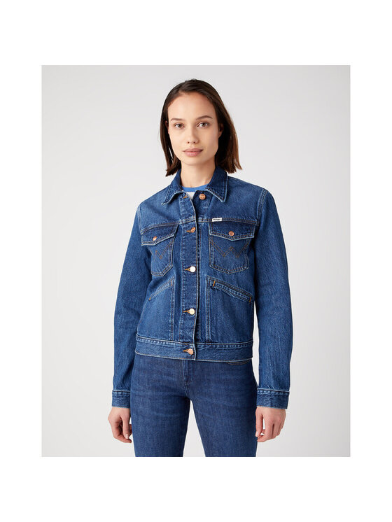 Kurtka jeansowa, rozmiar S, Granatowy, Regular Heritage Jacket