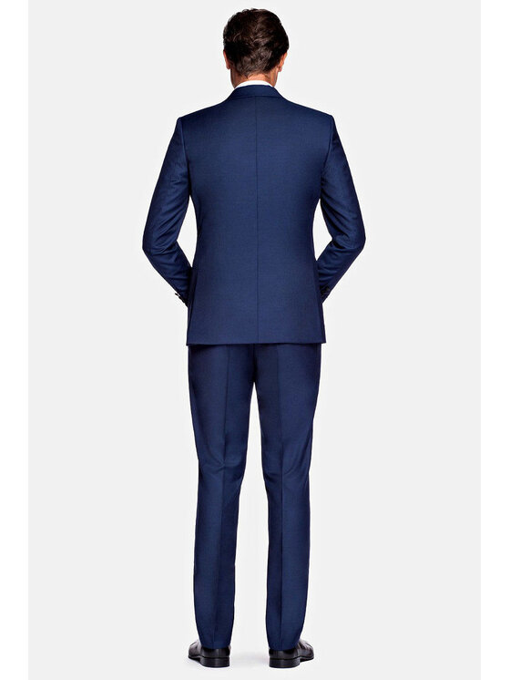 Lancerto Lancerto Marynarka Lincoln MA0012132010083 Granatowy Slim Fit