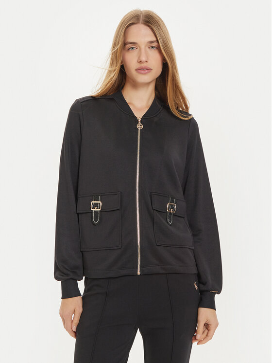 Női Pulóver Liu Jo Sport, Méret: M, Fekete, TF4147 F0778
