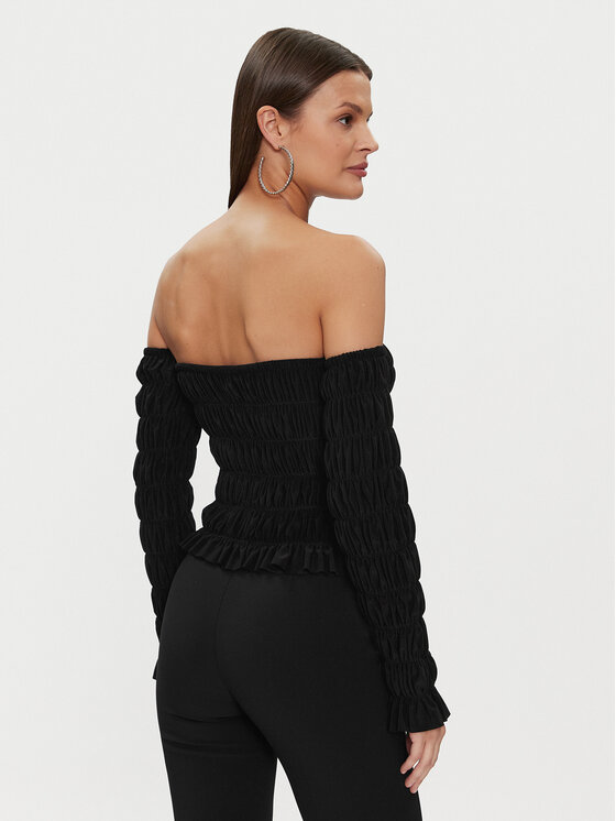NORMA KAMALI NORMA KAMALI Bluză KK4226PL867001 Negru Regular Fit