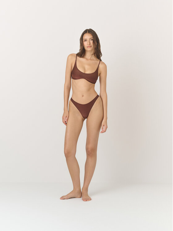 La Mania La Mania Góra od bikini AURORA Brązowy