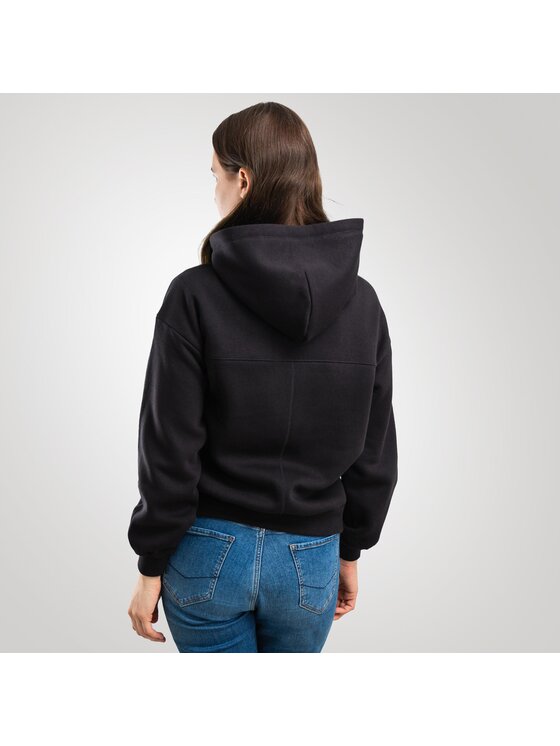Champion Champion Bluza 116678-KK001-NBK_M Czarny Relaxed Fit