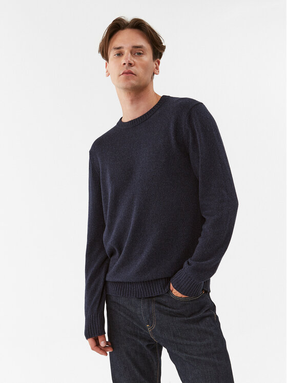 United Colors Of Benetton United Colors Of Benetton Sweater 1235U1N67 Sötétkék Regular Fit