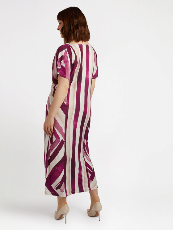 Fiorella Rubino Fiorella Rubino Sukienka wieczorowa 7026L001147N0S1 Bordowy Regular Fit