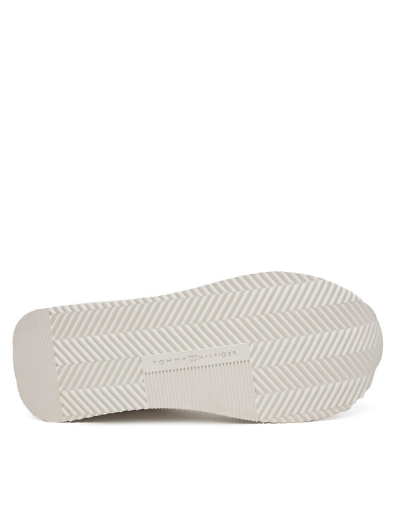 Tommy Hilfiger Tommy Hilfiger Sneakersy Essential Runner FW0FW08332 Biela