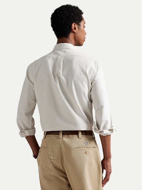 Polo Ralph Lauren Polo Ralph Lauren Cămașă 710953704007 Bej Custom Fit