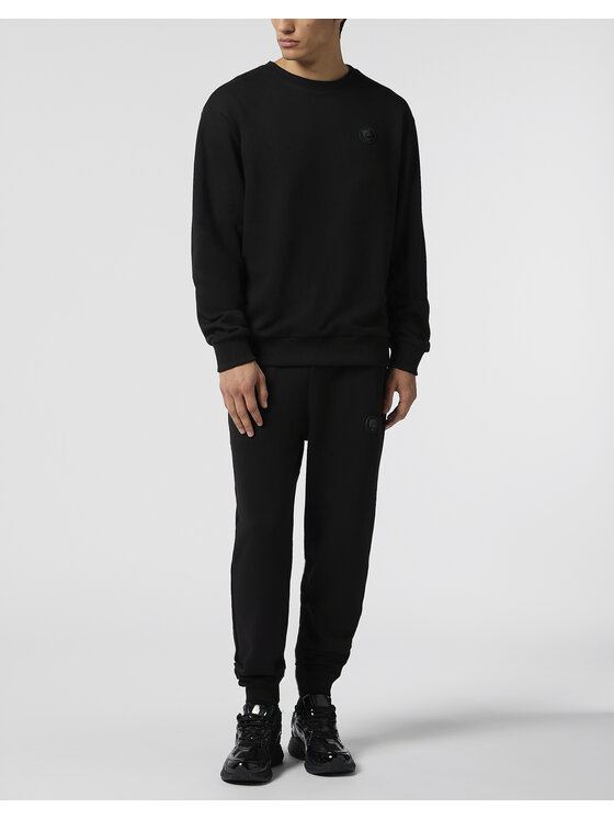 Plein Sport Plein Sport Sweatshirt SAFC MJO1438 STE003N Schwarz Regular Fit