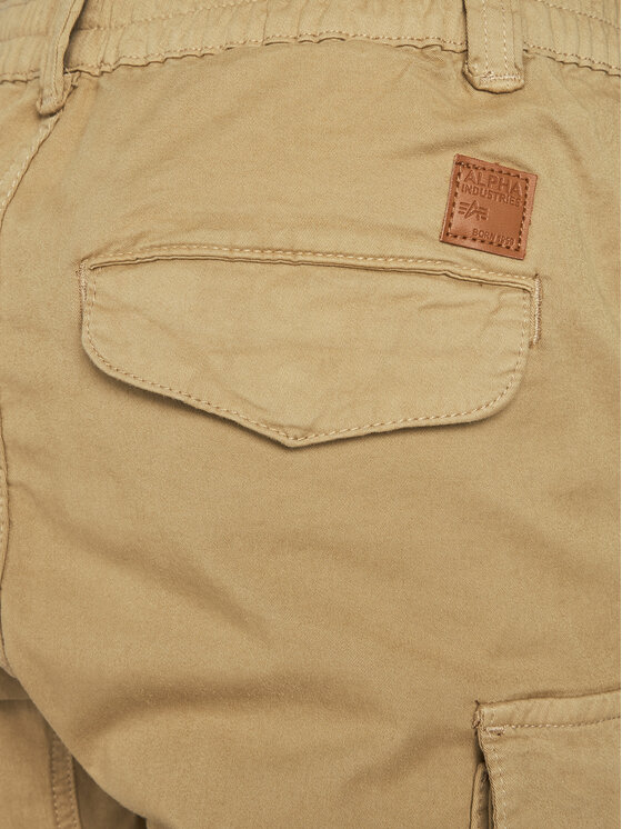 Alpha Industries Alpha Industries Jogger nohavice Airman 188201 Béžová Tapered Fit