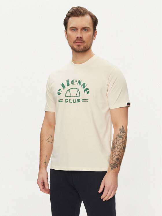 Ellesse T-krekls Club SHV20259 Balts Regular Fit