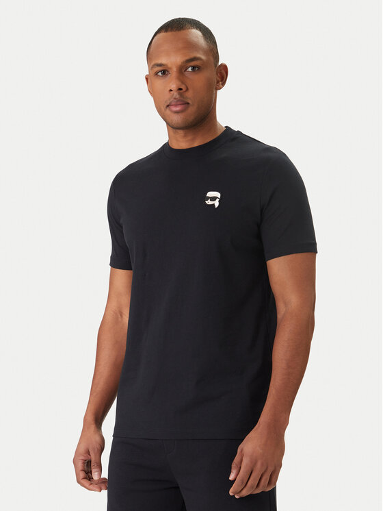 KARL LAGERFELD Tricou 755710 562224 Bleumarin Regular Fit