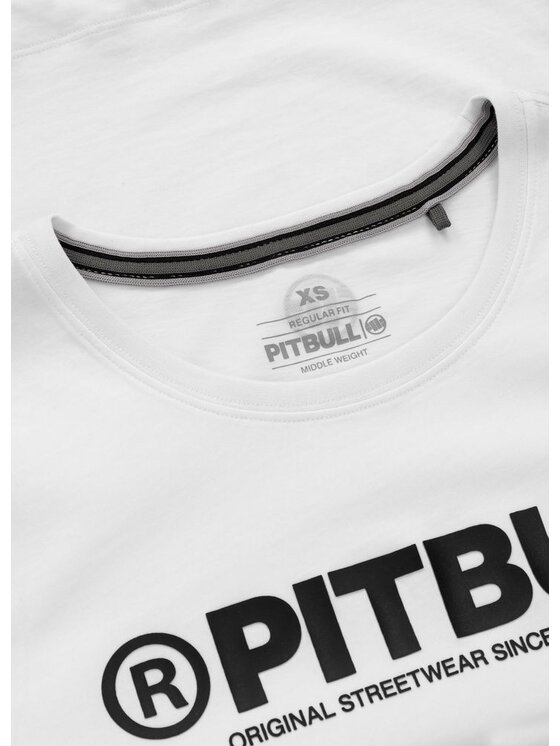 PITBULL PITBULL T-Shirt Koszulka damska PITBULL R XS Biały Regular Fit