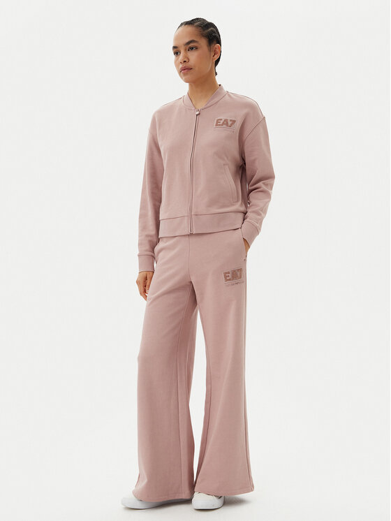 EA7 Emporio Armani EA7 Emporio Armani Spodnie dresowe 7W000179 AF12473 U4079 Różowy Wide Leg
