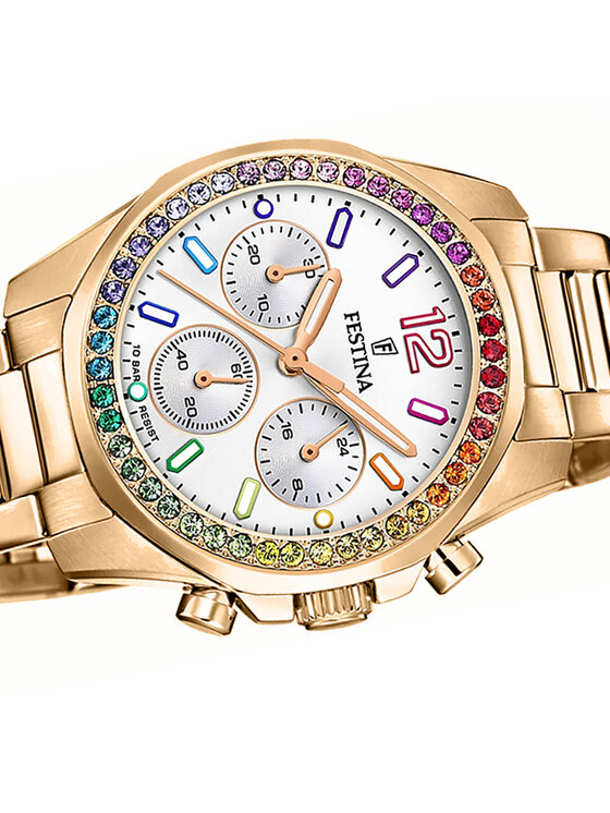 Festina Festina Ρολόι F20639-2 Ροζ χρυσό