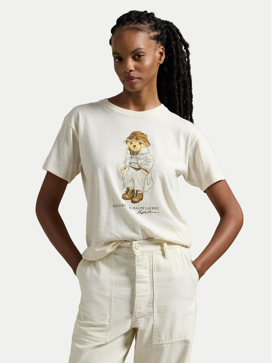 Polo Ralph Lauren Polo Ralph Lauren T-särk 211947961001 Valge Regular Fit