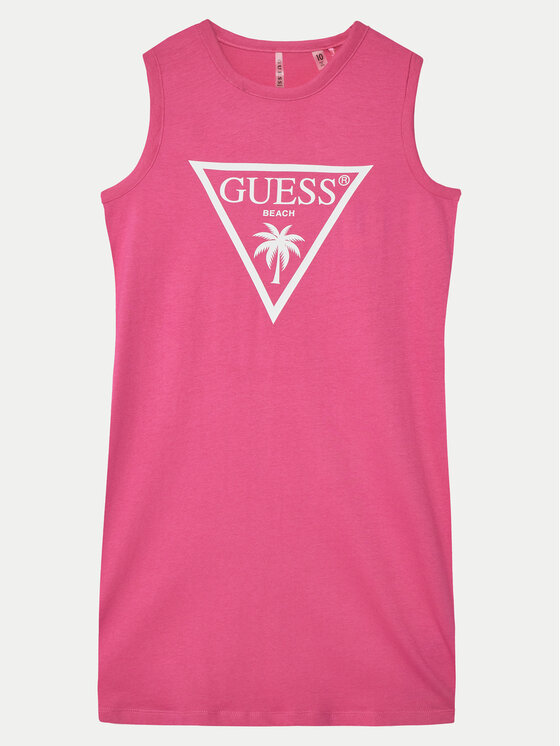 Guess Vestito da giorno J4GK35JA914 Rosa Regular Fit, taglia : 16Y