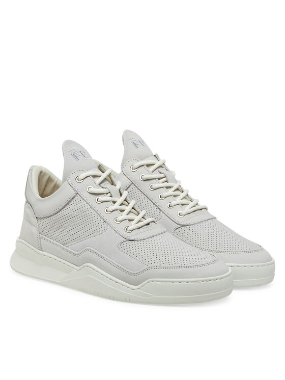 Filling Pieces Filling Pieces Сникърси Low Top Ghost Panel 25255111855 Бял
