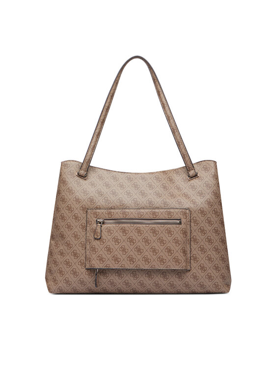 Guess Guess Ročna torba Yvonne Logo Travel TWLB23 78024 Rjava