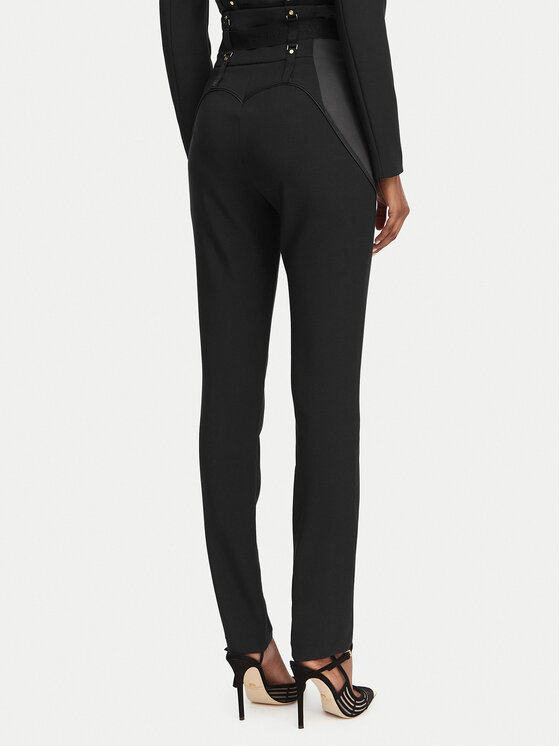Elisabetta Franchi Elisabetta Franchi Текстилни панталони PA-180-62E2-V450 Черен Slim Fit