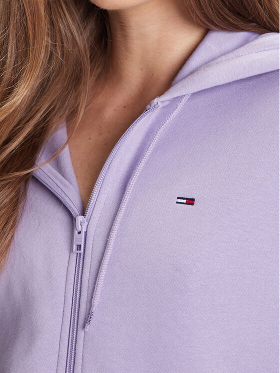 Tommy Jeans Tommy Jeans Majica dugih rukava Flag DW0DW19729 Ljubičasta Regular Fit