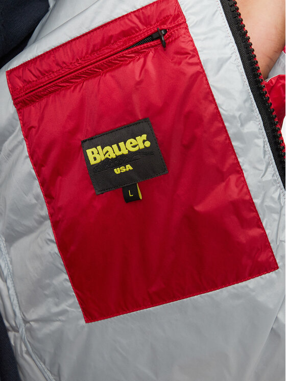 Blauer Blauer Kurtka puchowa 24WBLUC03024 Czerwony Regular Fit