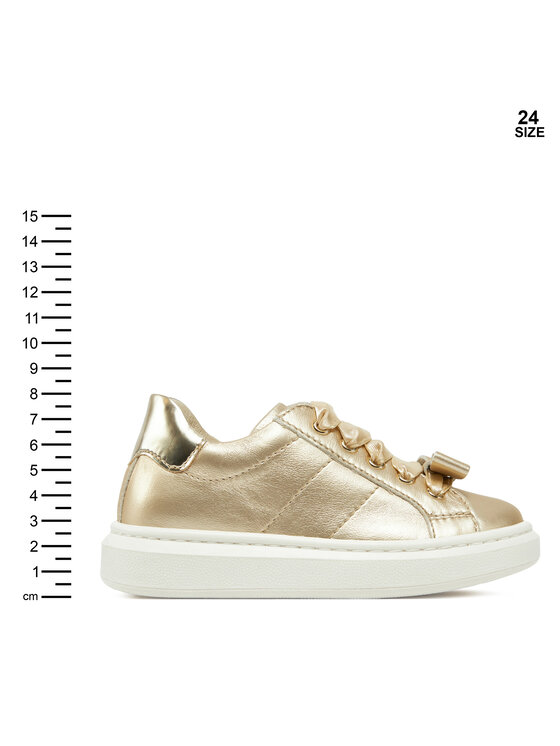 Calvin Klein Jeans Calvin Klein Jeans Halbschuhe Sneaker Bassa Allacciata V1A9-83044-0220 Goldfarben
