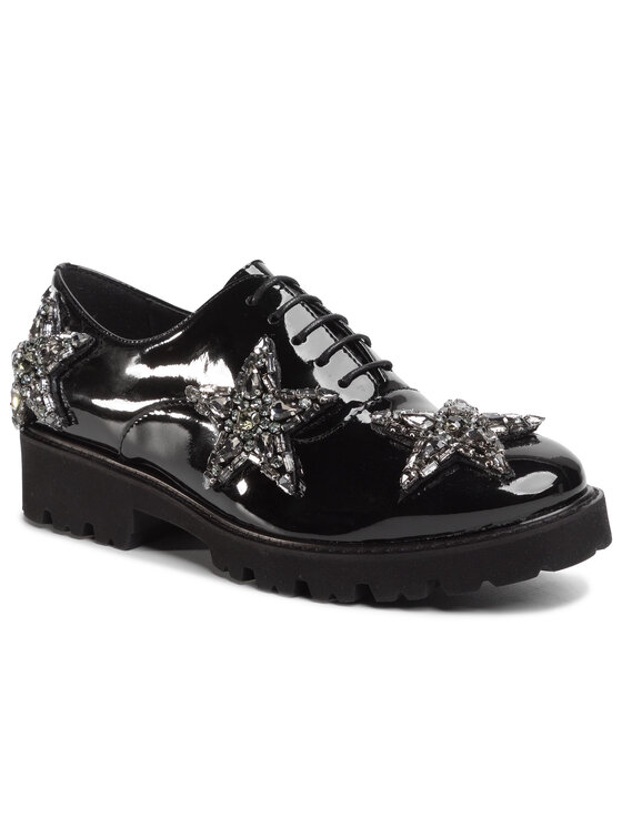 Eva Minge Eva Minge Oxford Schuhe EM-10-06-000528 Schwarz