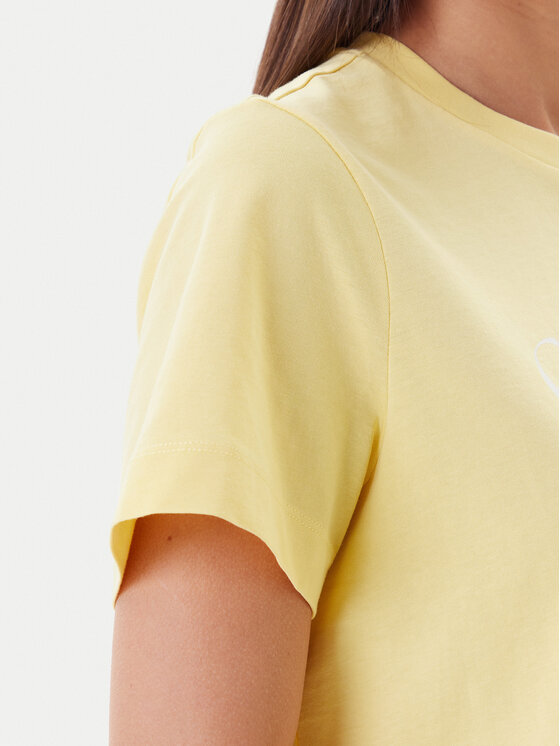 Vero Moda Vero Moda T-Shirt Sonna 10327143 Żółty Regular Fit