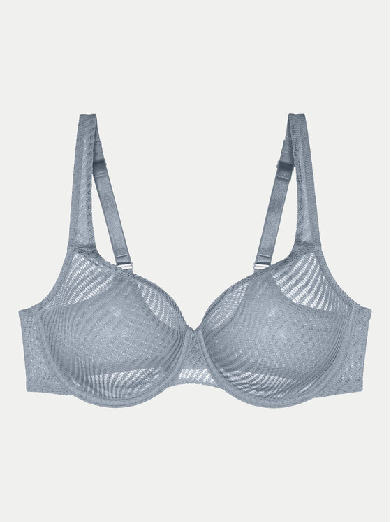 Triumph Triumph Biustonosz z fiszbiną Harmony Spotlight 10215944 Niebieski