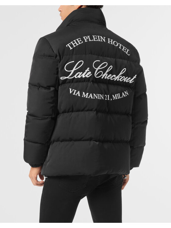 PHILIPP PLEIN PHILIPP PLEIN Kurtka puchowa 26053 Czarny Regular Fit